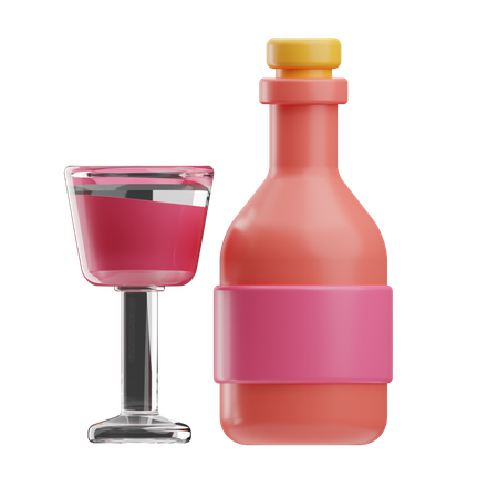 Champagne Glass  3D Icon
