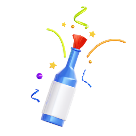 Champagne Sabering  3D Icon