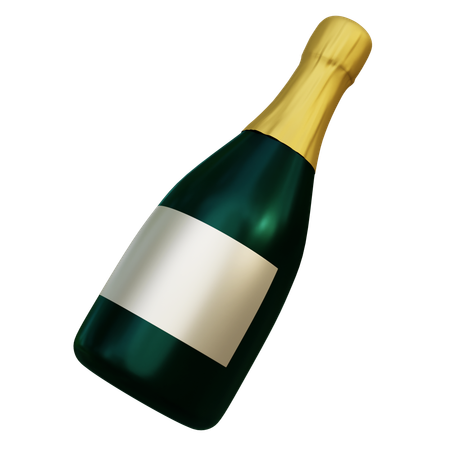 Champagnerflaschen  3D Icon