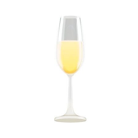 Champagnerglas  3D Icon