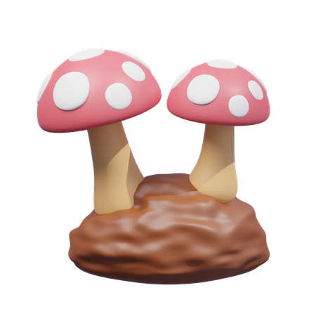 Champignon  3D Icon