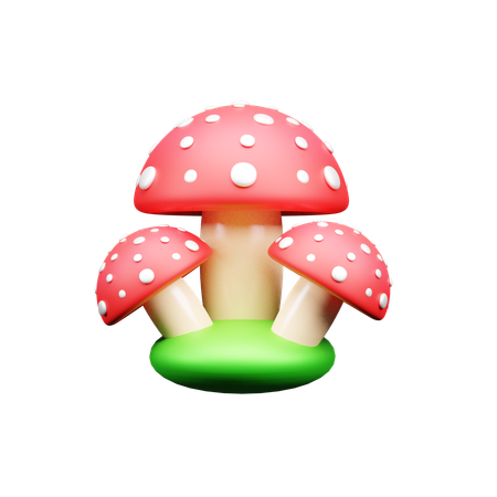 Champignon  3D Icon