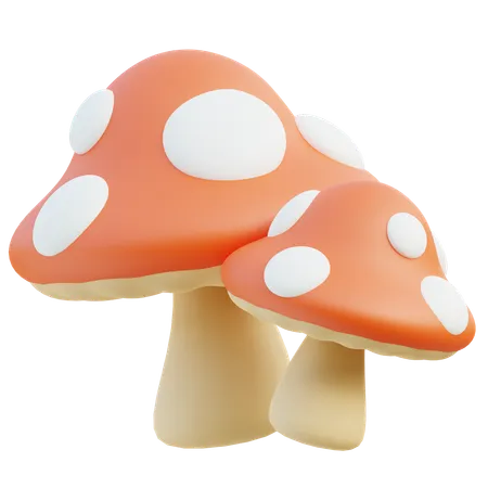 Champignon  3D Icon