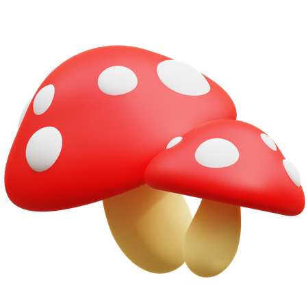 Champignon  3D Icon