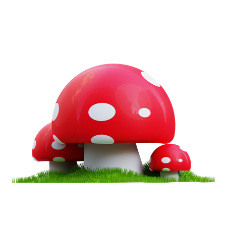 Champignon  3D Icon