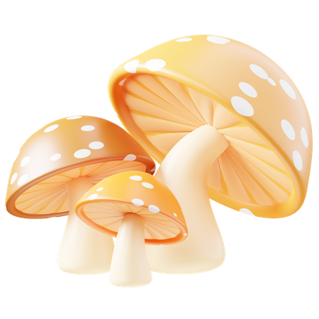 Champignon  3D Icon