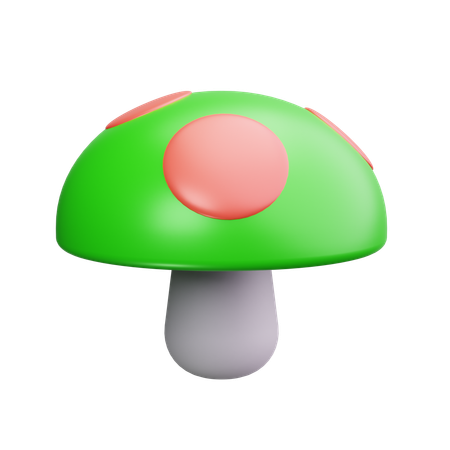 Champignon  3D Icon