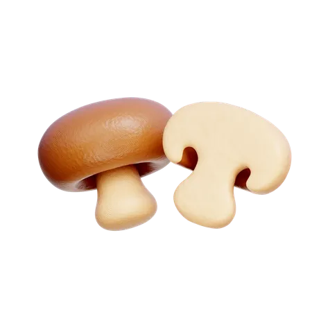 Champignon  3D Icon