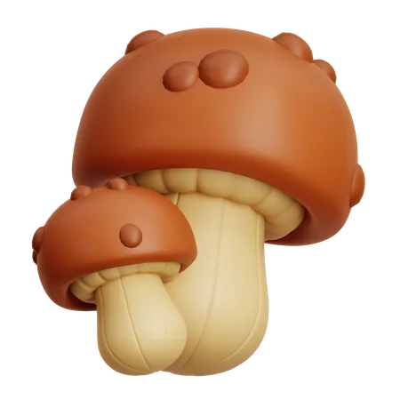 Champignon  3D Icon