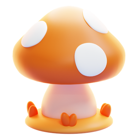 Champignon  3D Icon