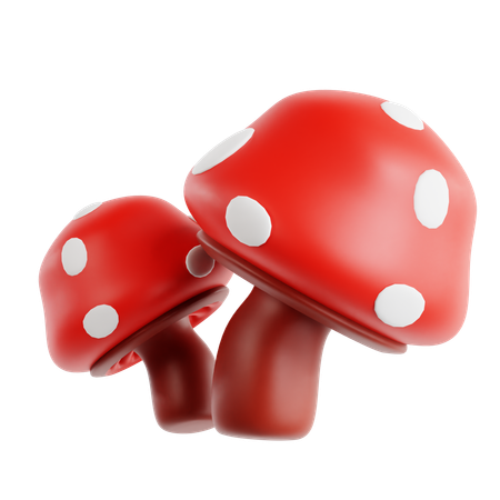 Champignon  3D Icon