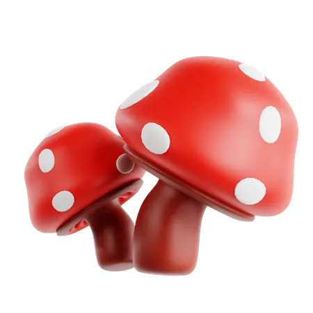 Champignon  3D Icon