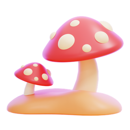 Champignon  3D Icon