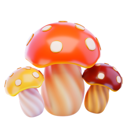 Champignon  3D Icon