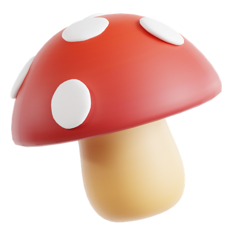 Champignon  3D Icon