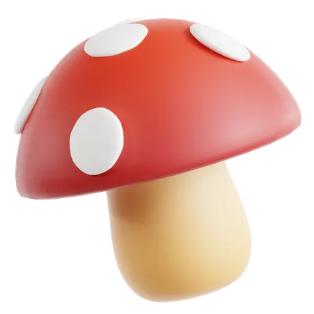 Champignon  3D Icon