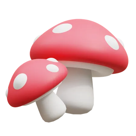 Champignon  3D Icon