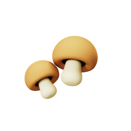 Champignon  3D Icon