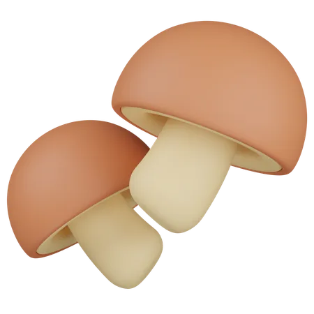 Champignon  3D Icon