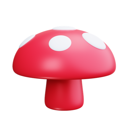 Champignon  3D Icon