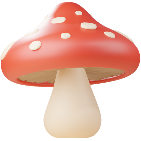 Champignon  3D Icon