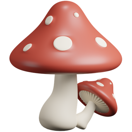 Champignon  3D Icon