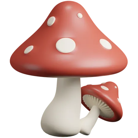 Champignon  3D Icon