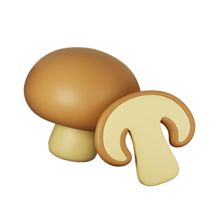 Champignon  3D Icon