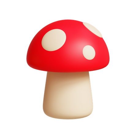 Champignon  3D Icon