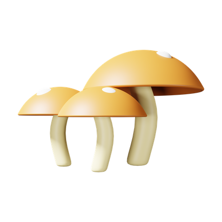 Champignon  3D Illustration