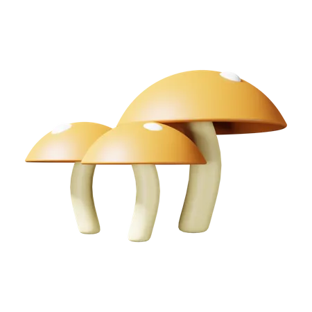 Champignon  3D Illustration