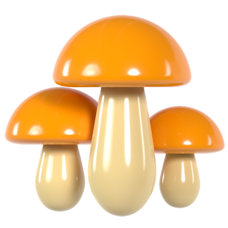 Champignon  3D Illustration