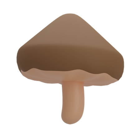 Champignon  3D Illustration