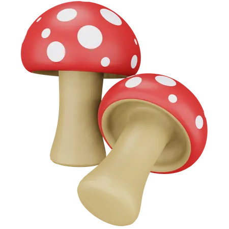 Champignon  3D Icon