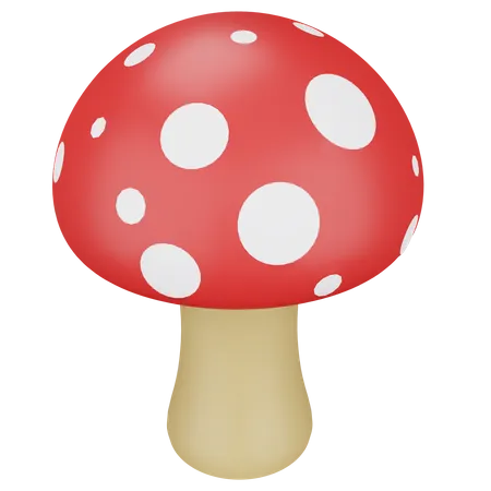 Champignon  3D Icon