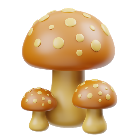 Champignon  3D Icon