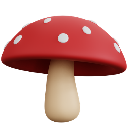 Champignon  3D Icon