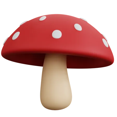 Champignon  3D Icon