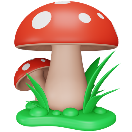 Champignon  3D Icon