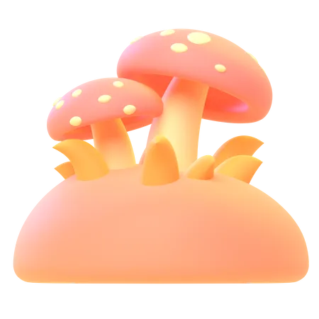 Champignon  3D Icon