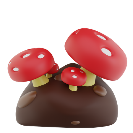 Champignon  3D Icon