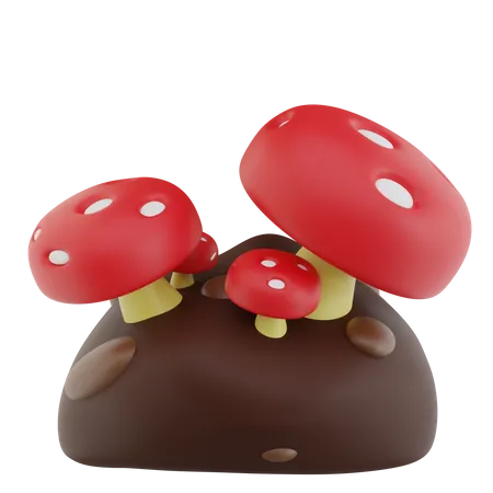 Champignon  3D Icon