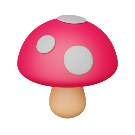 Champignon  3D Icon