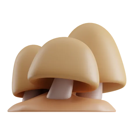 Champignon  3D Icon