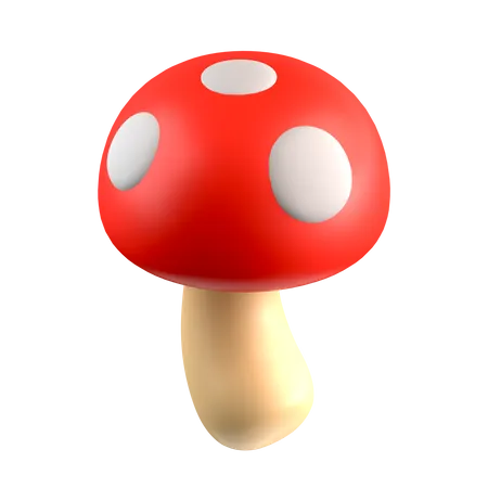 Champignon  3D Icon