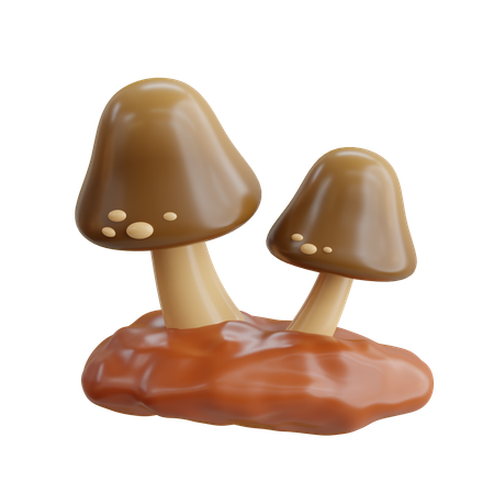 Champignon  3D Icon