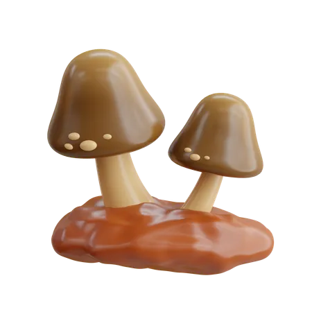 Champignon  3D Icon