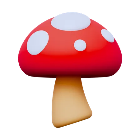 Champignon  3D Icon