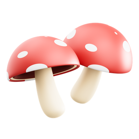 Champignon  3D Icon