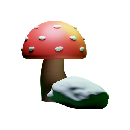 Champignon  3D Icon